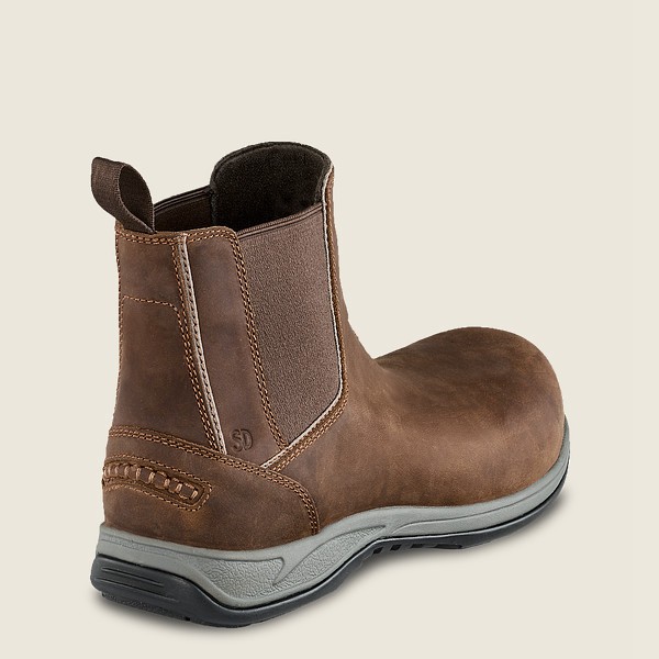 Safety Støvler Herre - Red Wing Comfortpro - 6-Inch Toe Romeo - Brune - JYOBNX-729